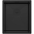 Кухонная мойка Paulmark NEXT 38 UNI, PM213844-MBN, матовый черный, 380х440мм 1,2мм Кухонная мойка Paulmark NEXT 38 UNI, PM213844-MBN, матовый черный, 380х440мм 1,2мм