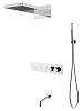 Душевая система Boheme FUSION 131-2-CR с термостатом CHROME встраиваемая