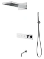 Душевая система Boheme FUSION 131-2-CR с термостатом CHROME встраиваемая Душевая система Boheme FUSION 131-2-CR с термостатом CHROME встраиваемая