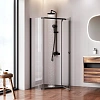 Душевой уголок AM.PM Sunny W87G-405-9090-BT 90x90 черный, стекло прозрачное Душевой уголок AM.PM Sunny W87G-405-9090-BT 90x90 черный, стекло прозрачное