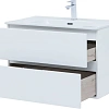Тумба под раковину Aquanet Алвита New 80 2 ящика, белый матовый 00277514 Тумба под раковину Aquanet Алвита New 80 2 ящика, белый матовый 00277514
