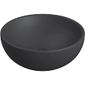 Раковина BERGES Mascon накладная, Ø 45 см, матовый антрацит 181022 Раковина BERGES Mascon накладная, Ø 45 см, матовый антрацит 181022