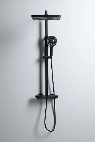 Душевая система Allen Brau Infinity 5.21030-31 черный матовый Душевая система Allen Brau Infinity 5.21030-31 черный матовый