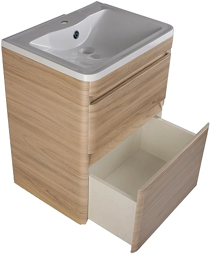 Тумба под раковину Style Line Атлантика 60, Люкс ясень перламутр, PLUS СС-00002216 Тумба под раковину Style Line Атлантика 60, Люкс ясень перламутр, PLUS СС-00002216