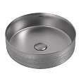 Раковина ABBER Bequem AC2109BSM накладная, серебро матовое Раковина ABBER Bequem AC2109BSM накладная, серебро матовое