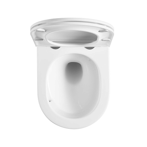 Унитаз подвесной Vincea Bien VT1-51T безободковый, цвет белый, ультратонкое soft-close сиденье Унитаз подвесной Vincea Bien VT1-51T безободковый, цвет белый, ультратонкое soft-close сиденье