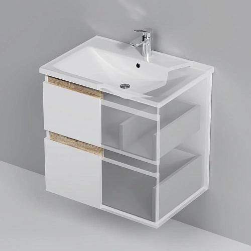 Тумба под раковину AM.PM X-Joy M85AFHX0652WG подвесная, 65 см, белый Тумба под раковину AM.PM X-Joy M85AFHX0652WG подвесная, 65 см, белый