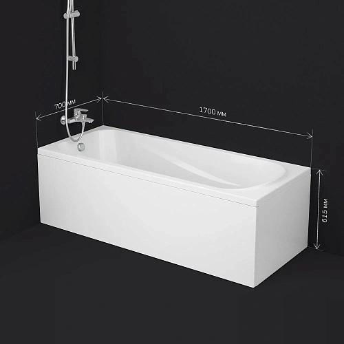 Акриловая ванна AM.PM Sense W76A-170-070W-A A0 170x70 Акриловая ванна AM.PM Sense W76A-170-070W-A A0 170x70