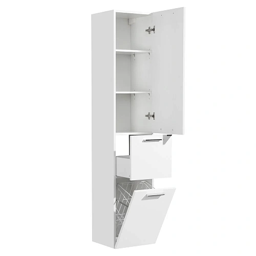 Шкаф-пенал Aquaton Инди белый 1A188603ND010 Шкаф-пенал Aquaton Инди белый 1A188603ND010