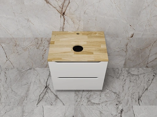 Тумба под раковину Style Line Бали 60 со столешницей белый софт подвесная ЛС-00002337 Тумба под раковину Style Line Бали 60 со столешницей белый софт подвесная ЛС-00002337