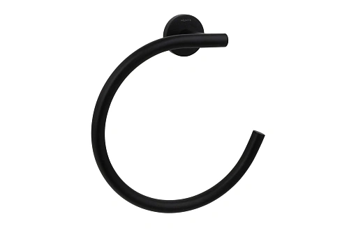 Полотенцедержатель Aquatek ВЕГА AQ4012MB черный матовый Полотенцедержатель Aquatek ВЕГА AQ4012MB черный матовый