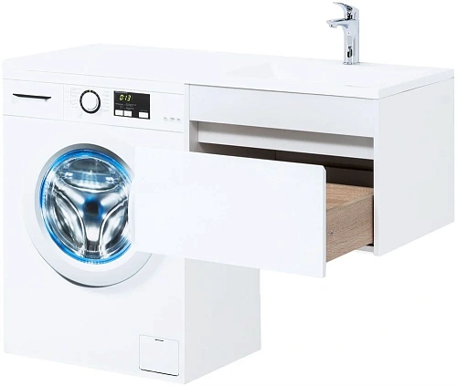 Тумба под раковину Aquanet Токио 58 белый (подвесная, 1 ящик) 00236916 Тумба под раковину Aquanet Токио 58 белый (подвесная, 1 ящик) 00236916