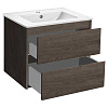 Тумба под раковину Vincea Gio 600 подвесная, 2 выкатных ящика soft-close, R.Oak VMC-2G600RO Тумба под раковину Vincea Gio 600 подвесная, 2 выкатных ящика soft-close, R.Oak VMC-2G600RO