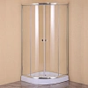 Душевой уголок DIWO Коломна 90х90 профиль хром матовый, с поддоном 556910