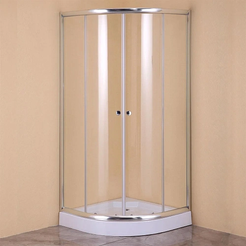 Душевой уголок DIWO Коломна 90х90 профиль хром матовый, с поддоном 556910 Душевой уголок DIWO Коломна 90х90 профиль хром матовый, с поддоном 556910