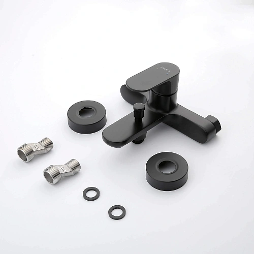 Смеситель для ванны Aquatek АЛЬФА AQ1940MB матовый черный Смеситель для ванны Aquatek АЛЬФА AQ1940MB матовый черный