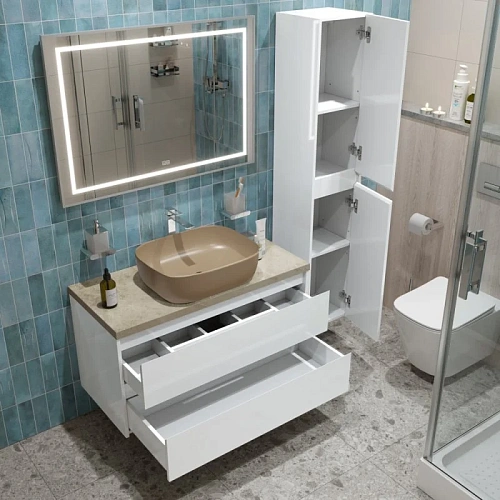 Тумба со столешницей и раковиной BelBagno KRAFT 80 kraft80bo-kepmco-1302h316-set подвесная KRAFT80BO-KEPMCO-1302H316-SET Тумба со столешницей и раковиной BelBagno KRAFT 80 kraft80bo-kepmco-1302h316-set подвесная KRAFT80BO-KEPMCO-1302H316-SET