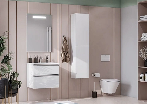 Тумба под раковину Roca The Gap 60 белый глянец 2 ящика A857397806 Тумба под раковину Roca The Gap 60 белый глянец 2 ящика A857397806