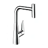 Смеситель для кухни Hansgrohe 300, Eco, с вытяжным изливом, 1jet 72826000, хром