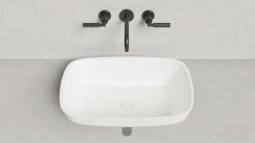 Раковина Salini MAREA 02 1802102G 598x398 полувстраиваемая S-Sense Раковина Salini MAREA 02 1802102G 598x398 полувстраиваемая S-Sense