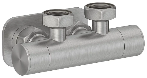 Вентиль Сунержа угловой скрытый-скрытый EU50 071-1418-3434 Сатин Вентиль Сунержа угловой скрытый-скрытый EU50 071-1418-3434 Сатин