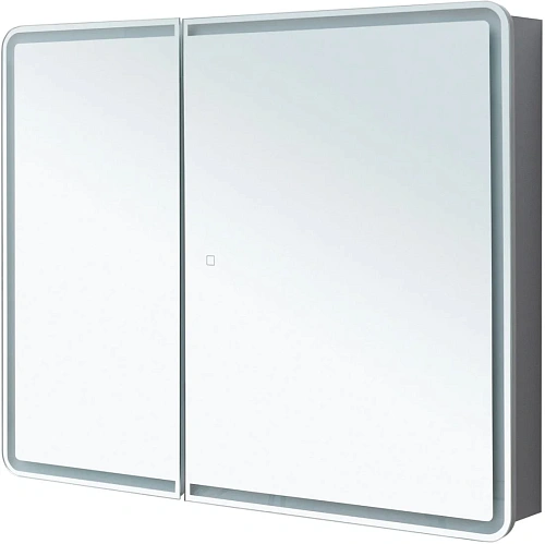 Зеркальный шкаф Aquanet Оптима 100 00341427 с LED подсветкой Зеркальный шкаф Aquanet Оптима 100 00341427 с LED подсветкой