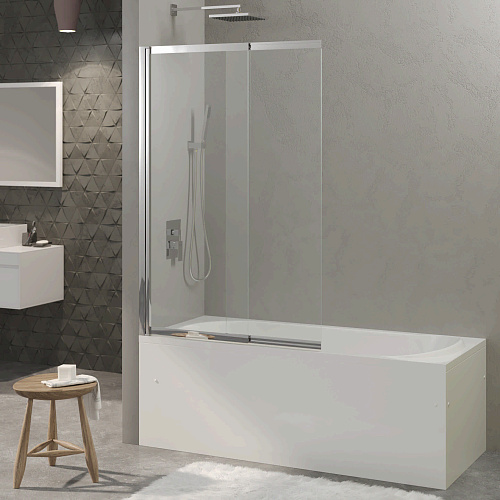 Шторка на ванну BERGES RIVER S Slider 980 065014 Шторка на ванну BERGES RIVER S Slider 980 065014