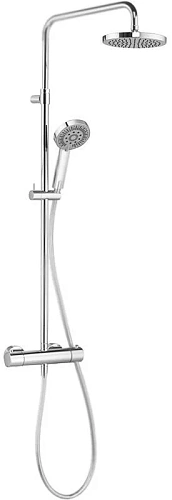Душевая система Kludi Thermostat Dual Shower System 6609505-00 Душевая система Kludi Thermostat Dual Shower System 6609505-00