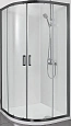 Душевой уголок Aquatek 1/4 круга, двери раздвижные 900x900x2000, профиль черный, стекло прозрачное A AQ ARI RO 09020BL Душевой уголок Aquatek 1/4 круга, двери раздвижные 900x900x2000, профиль черный, стекло прозрачное A AQ ARI RO 09020BL