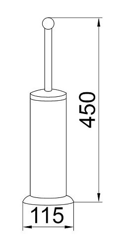 Ершик для унитаза Boheme Brillante 10438 Ершик для унитаза Boheme Brillante 10438