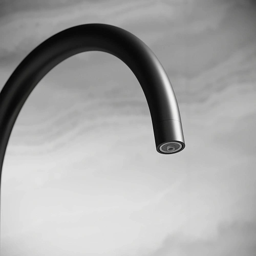 Смеситель для кухни SANCOS Taper SC4012MB с возможностью подключения фильтра, черный матовый Смеситель для кухни SANCOS Taper SC4012MB с возможностью подключения фильтра, черный матовый