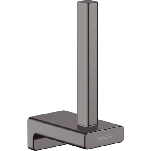 Держатель туалетной бумаги Hansgrohe AddStoris 41756340, шлифованный черный хром Держатель туалетной бумаги Hansgrohe AddStoris 41756340, шлифованный черный хром