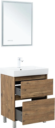 Тумба под раковину Aquanet Nova Lite 2.0 60 00346343 напольная, дуб рустикальный Тумба под раковину Aquanet Nova Lite 2.0 60 00346343 напольная, дуб рустикальный