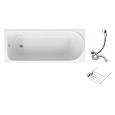 Акриловая ванна AM.PM Sense W75A-150-070W-KL 150x70 с каркасом и слив-переливом Акриловая ванна AM.PM Sense W75A-150-070W-KL 150x70 с каркасом и слив-переливом