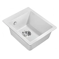 Кухонная мойка Milacio Murcia 42 Cuarzo (MC.77042), белый Кухонная мойка Milacio Murcia 42 Cuarzo (MC.77042), белый