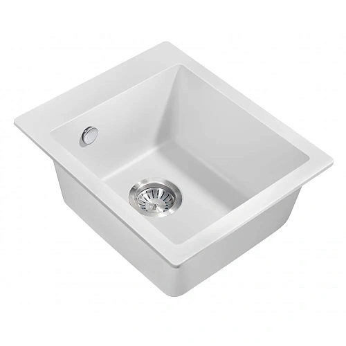 Кухонная мойка Milacio Murcia 42 Cuarzo (MC.77042), белый Кухонная мойка Milacio Murcia 42 Cuarzo (MC.77042), белый