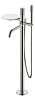 Картинка анонса товара «смеситель для ванны boheme stick nickel brush c ручкой touch напольный 129-nb.2 никель»