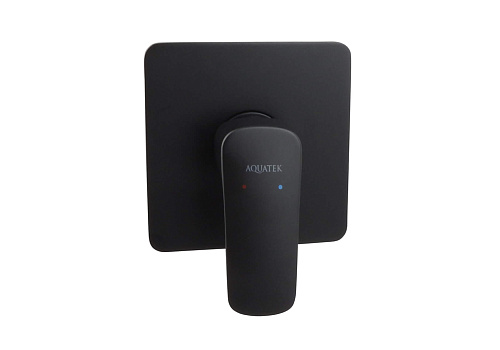 Смеситель для душа Aquatek ВЕГА AQ1066MB черный матовый, встраиваемый Смеситель для душа Aquatek ВЕГА AQ1066MB черный матовый, встраиваемый