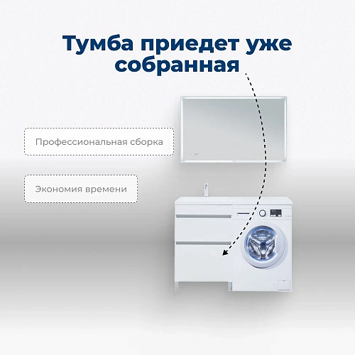 Тумба под раковину Aquanet Вега 58 белый глянец 00329124 напольная Тумба под раковину Aquanet Вега 58 белый глянец 00329124 напольная
