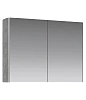 Зеркальный шкаф AQWELLA Mobi 80 см MOB0408+MOB0717BS бетон светлый