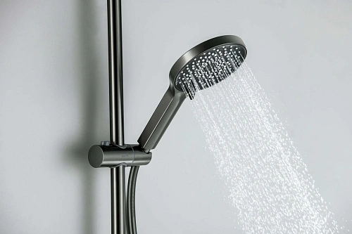 Душевой гарнитур Aquatek Лугано AQ2022BGM оружейная сталь Душевой гарнитур Aquatek Лугано AQ2022BGM оружейная сталь