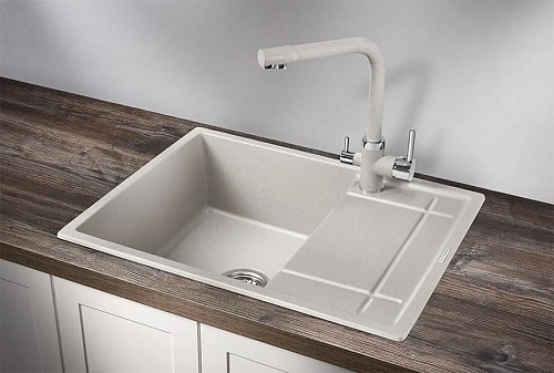 Кухонная мойка Granula 6501, БАЗАЛЬТ, кварц 650х495 Кухонная мойка Granula 6501, БАЗАЛЬТ, кварц 650х495