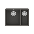 Кухонная мойка Lemark SINARA 550.2-U встраиваемая снизуз кварцгранита, серый шелк 9910083 Кухонная мойка Lemark SINARA 550.2-U встраиваемая снизуз кварцгранита, серый шелк 9910083