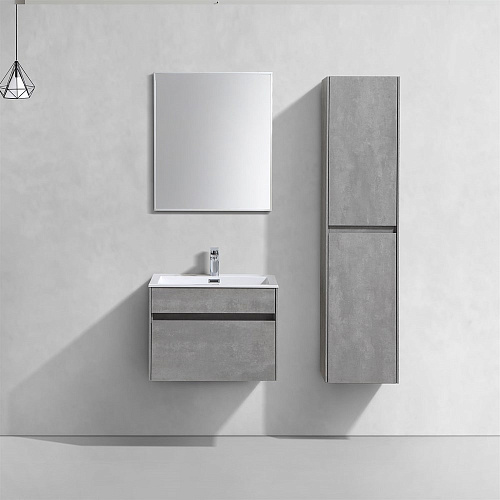 Тумба под раковину Vincea Chiara 60 Cement VMC-1C600CT Тумба под раковину Vincea Chiara 60 Cement VMC-1C600CT