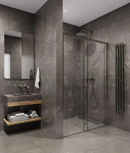 Душевая дверь Timo (T51L) TDSS-150/13C-8L, раздвижная 1500x2000, профиль никель, стекло прозрачное 8 мм Душевая дверь Timo (T51L) TDSS-150/13C-8L, раздвижная 1500x2000, профиль никель, стекло прозрачное 8 мм