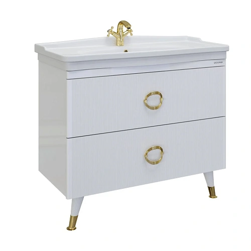 Тумба под раковину GROSSMAN АТРИО-105 см белый глянец (ум.МОДЕРН-105) напольная 1010501 Тумба под раковину GROSSMAN АТРИО-105 см белый глянец (ум.МОДЕРН-105) напольная 1010501