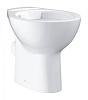 Картинка анонса товара «унитаз напольный grohe bau ceramic, горизонтальный выпуск (без сиденья), альпин-белый (39430000)»
