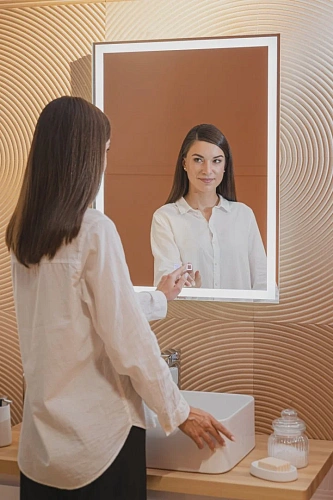 Зеркало SILVER MIRRORS 600x800 голос.управление, подогрев, сенс. Выключатель Рига-VOICE (LED-0000261 LED-00002614 Зеркало SILVER MIRRORS 600x800 голос.управление, подогрев, сенс. Выключатель Рига-VOICE (LED-0000261 LED-00002614