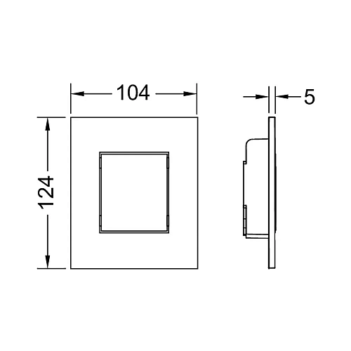 Клавиша смыва TECE TECEnow 9242406 Клавиша смыва TECE TECEnow 9242406