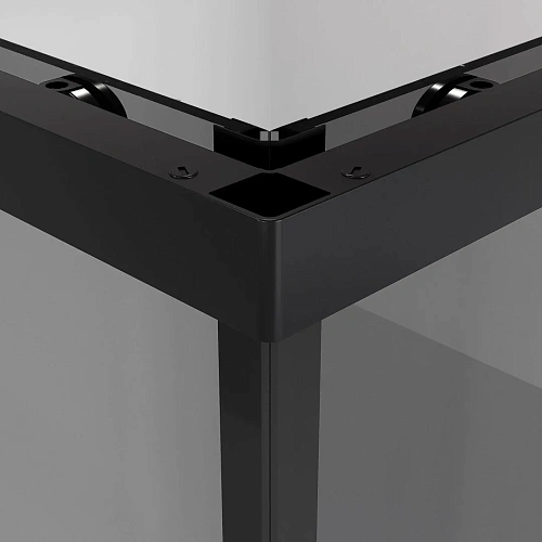 Душевой уголок Niagara Nova NG-2829-34BLACK (90x90x195) квадратная, раздвижная, черный матовый, стекло тонированное Душевой уголок Niagara Nova NG-2829-34BLACK (90x90x195) квадратная, раздвижная, черный матовый, стекло тонированное